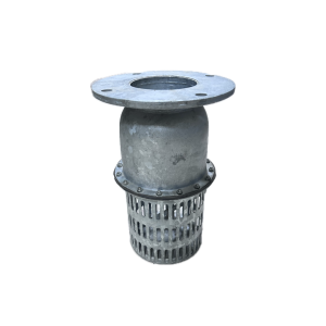 VALVULA PIE GALVANIZADA BRIDA