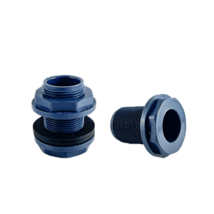 RACOR PVC BIDON DEPOSITO CON JUNTAS Y TUERCA