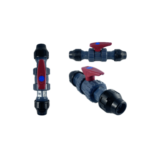 VALVULA ESFERA PVC PARA TUBO PE