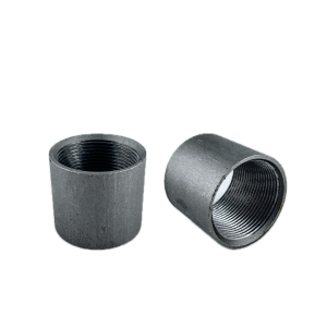 Manguito acero roscado negro
