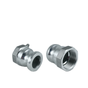 Racor aluminio camlock macho rosca hembra